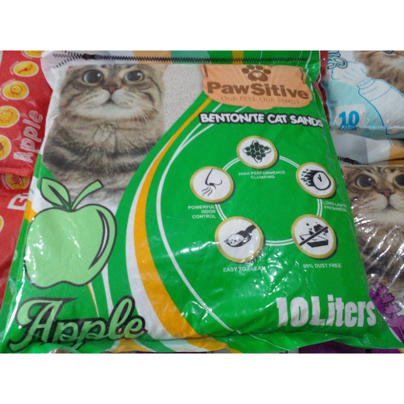 Pasir pawsitive 10 litter aroma aple