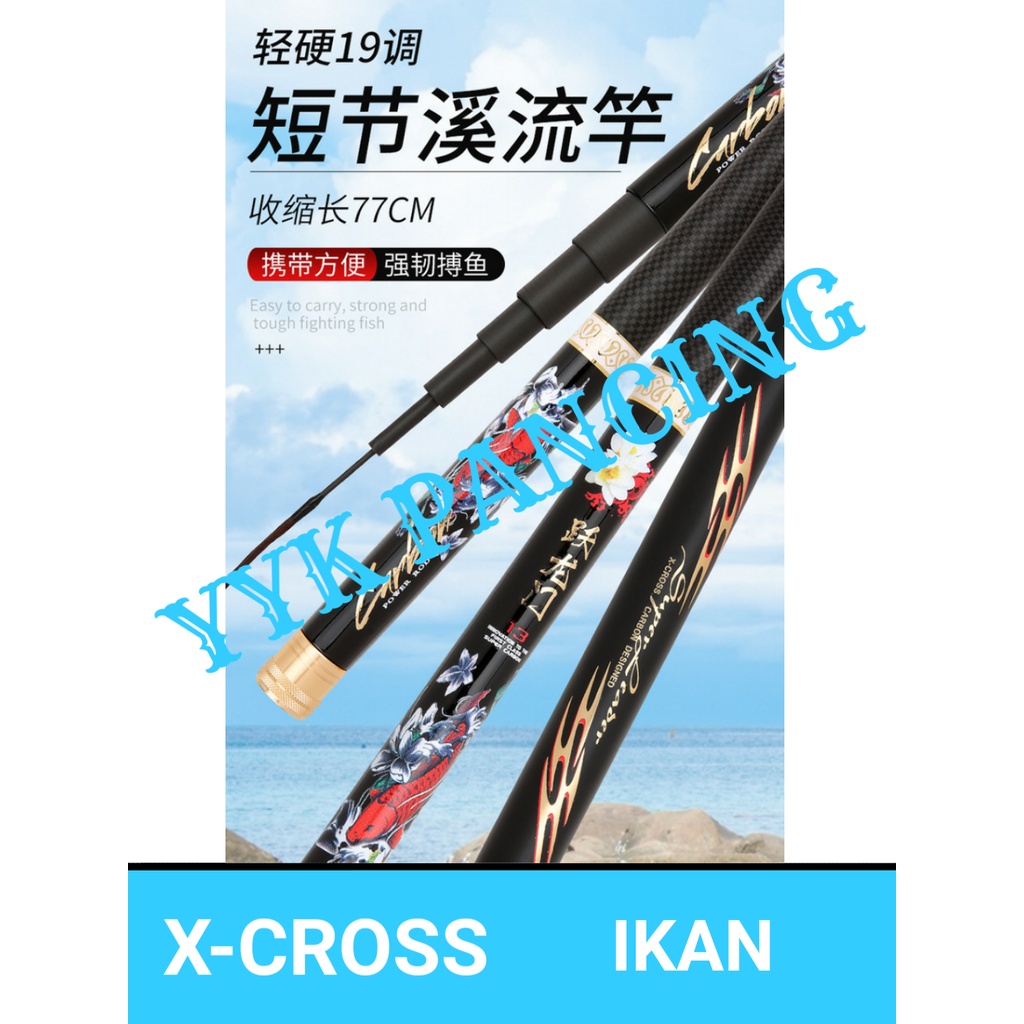 XCROSS IKAN joran tegek MURAH