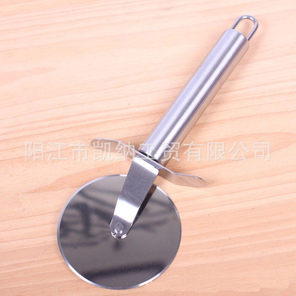 Pisau Roda Pizza Stainless Steel / Pizza Knife / Pemotong Pizza Anti Lengket