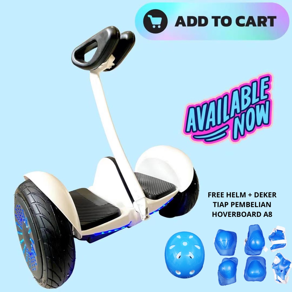 Smart Balance Wheel A8 10INCHI / Hover Board Smart wheel balance NEW 2021 Grosir