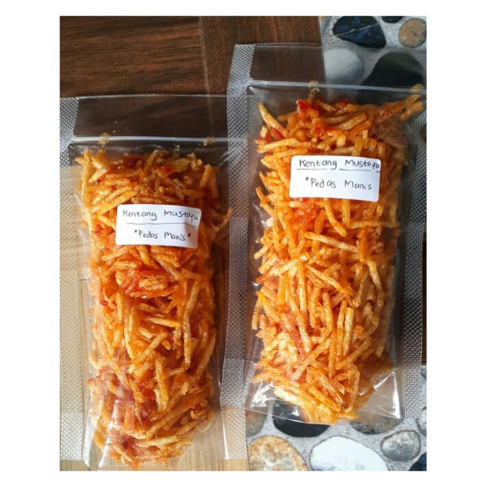 

Kentang Mustofa Pedas Manis ( 100 gr )