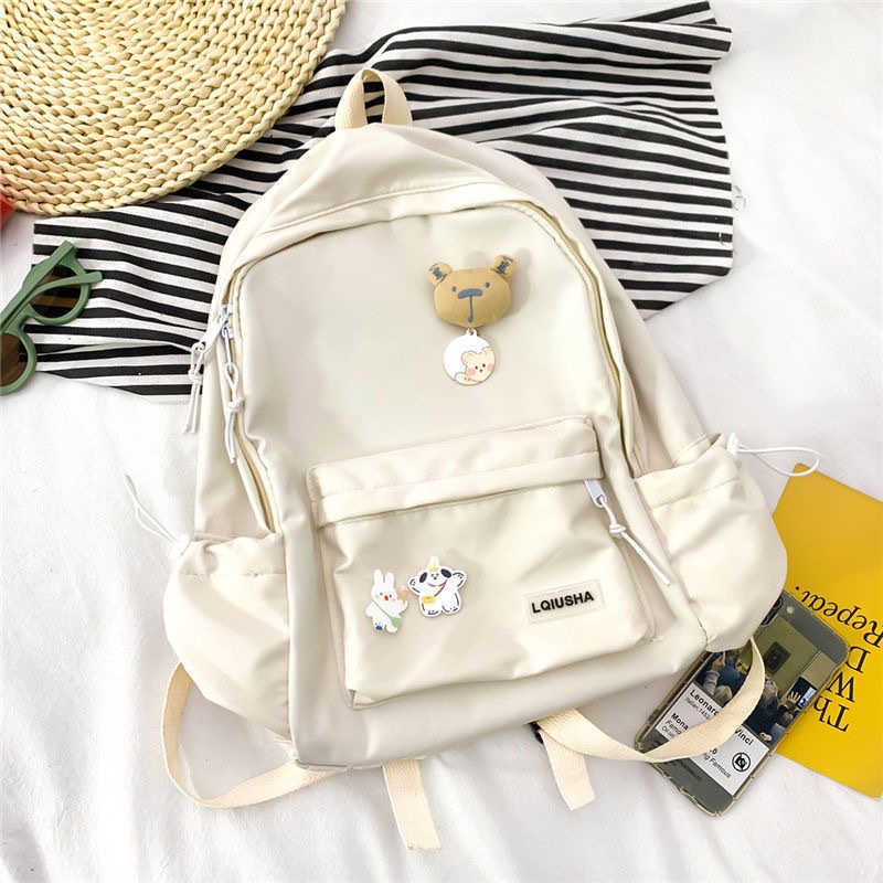 Tas Ransel Korea Fashion Import K 0019-White 6287