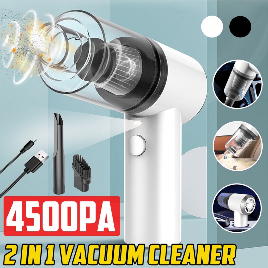 Vacum Cleaner Portable 2 in 1 Vakum Penyedot Debu Mini Mobil