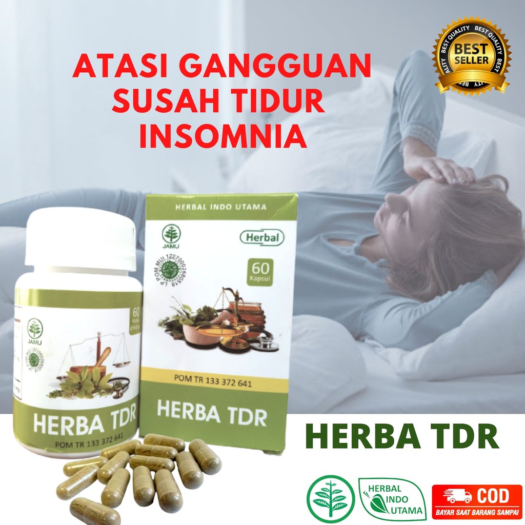 Obat Tidur lelap cair wanita/pria HERBA TDR ampuh obat insomnia akut,gelisah,menenangkan pikiran