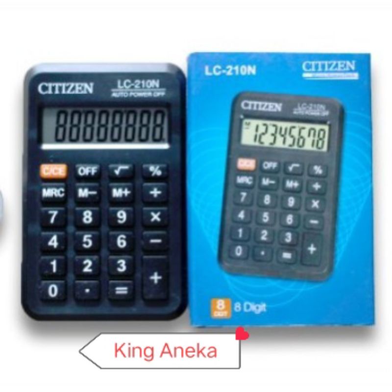 

Kaltulator Citizen Lc 210n Model Kecil 8 Digit New Buat Di Saku