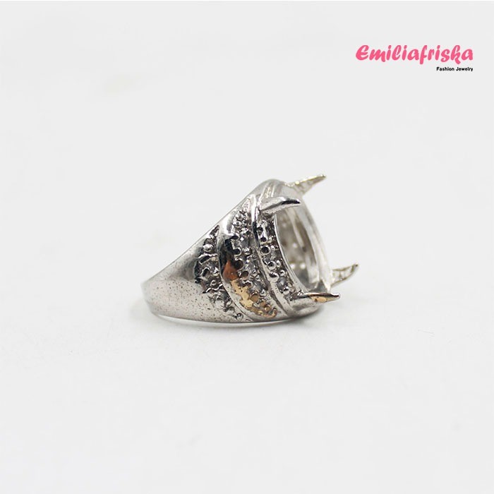 EMBAN CINCIN BATU AKIK AKSESORIS PERHIASAN PERAK MURAH PRIA