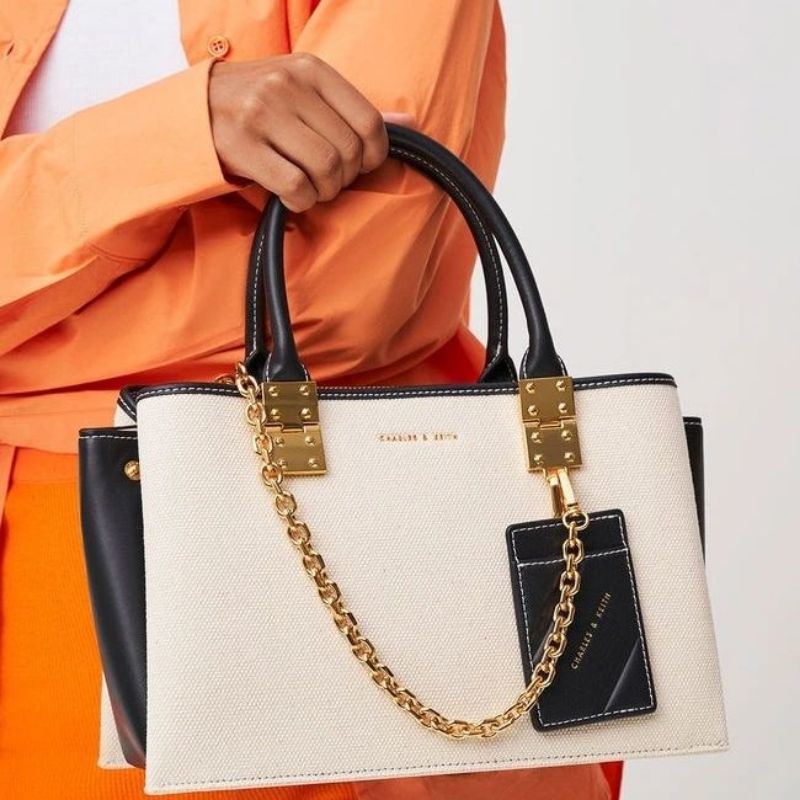 12.12 SALE | CK Large Double Handle Handbag