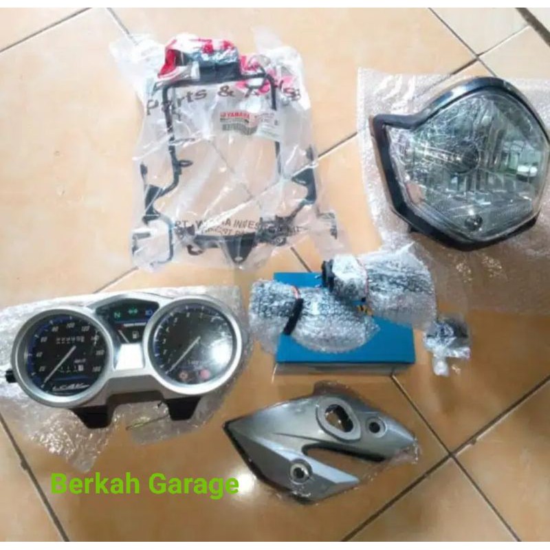 Paket Komplit Vixion Old Lampu Depan Breket Lampu Kupingan Lampu Sepasang Spedometer Plus Sen 2 Pic