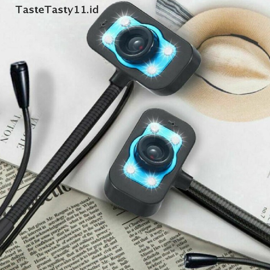 (TasteTasty) Kamera Webcam USB 2.0 HD Dengan Mic Untuk Komputer / Laptop / Desktop