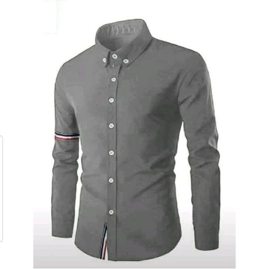 HipNop RENDY KEMEJA PRIA LENGAN PANJANG SLIMFIT ATASAN LENGAN POLOS PAKAIAN COWOK FORMAL KASUAL