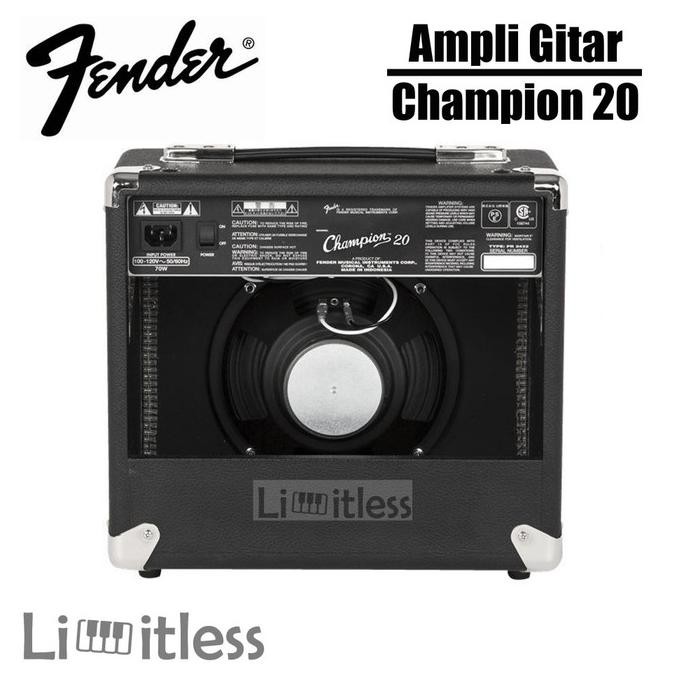 Ampli Gitar Fender Champion 20 Guitar Amplifier Garansi Original
