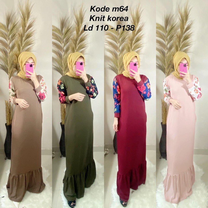 GAMIS KNIT IMPORT/LONGDRESS KNIT IMPORT(geser gambar)