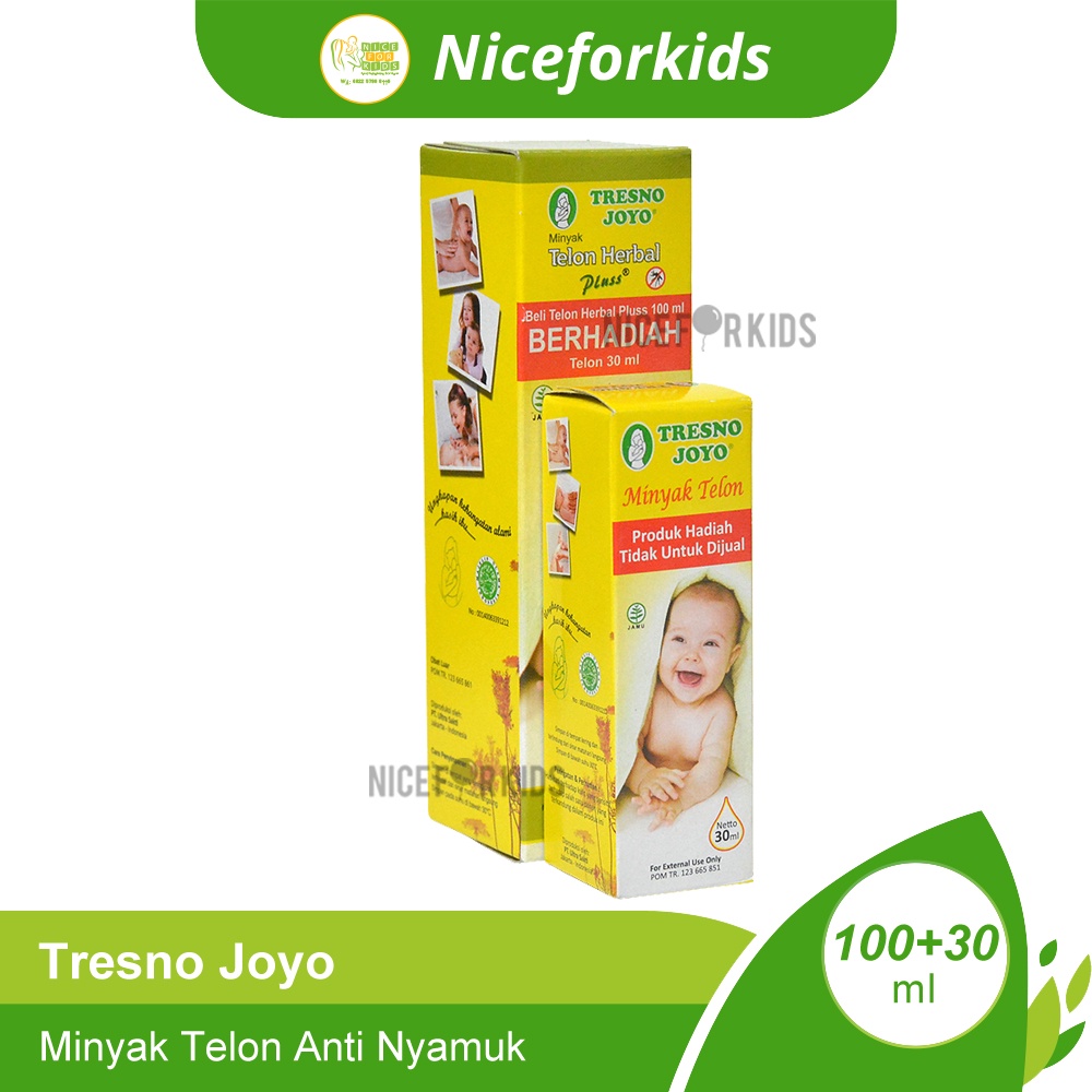 Telon TJ 100 ml Free 30 ml / Tresno Joyo Minyak Telon Plus Anti Nyamuk