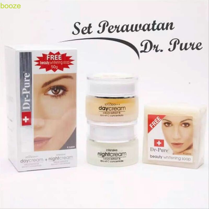 Dr Pure Original 100% / Dr Pure Paket / Dr Pure Set 3 in 1 /  Dr Pure Night - Dr Pure Day - Dr Pure 
