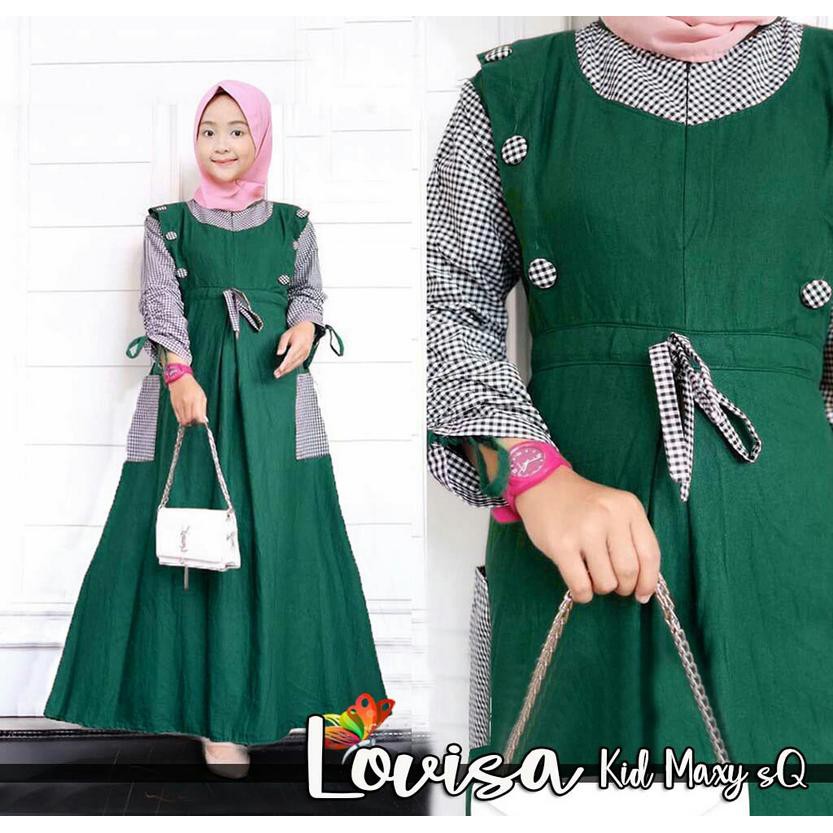 GAMIS ANAK KID MX LOVISA IJOBOTOL