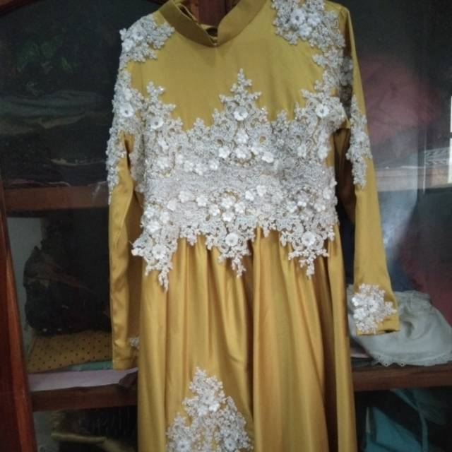 Dress ori butik jihan + rok tutu pearl hitam pesanan mb nira