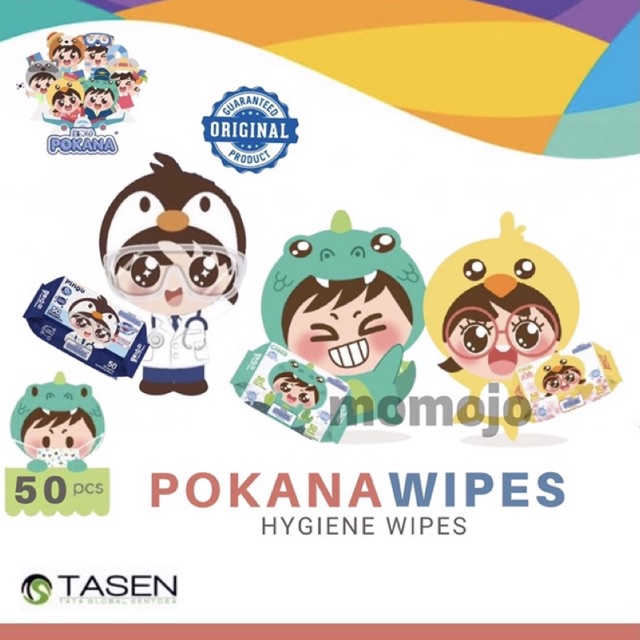 POKANA HYGIENE WIPES PURE WATER TISSUE TISU BASAH