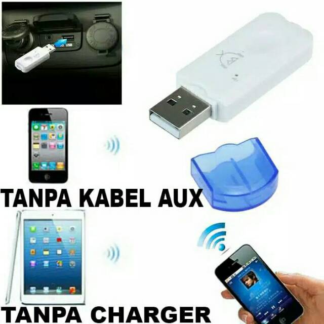 Audio Receiver Bluetooth Wirelles Tanpa Kabel Aux Dan Adapter RECEIVED BLUETOOTH CK-06 / CK 06