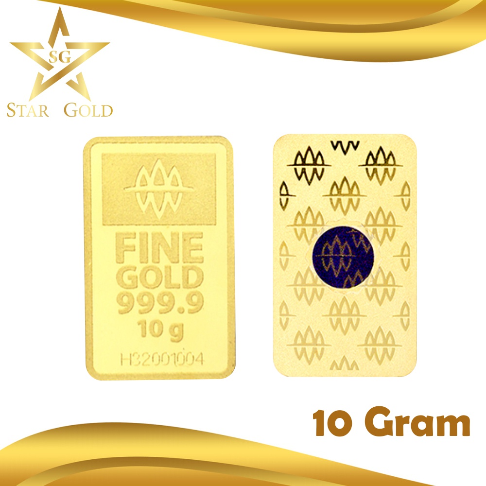 Star Gold Logam Mulia Antam Indonesia X Hartadinata  10gr