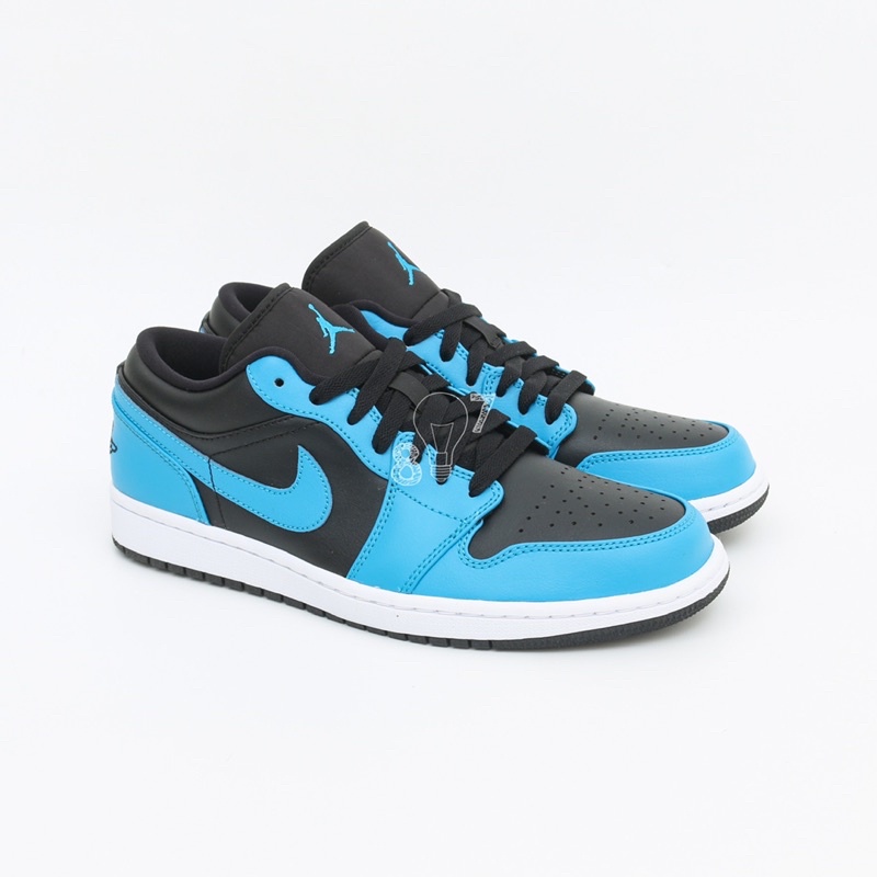 Air Jordan 1 Low Black Laser Blue