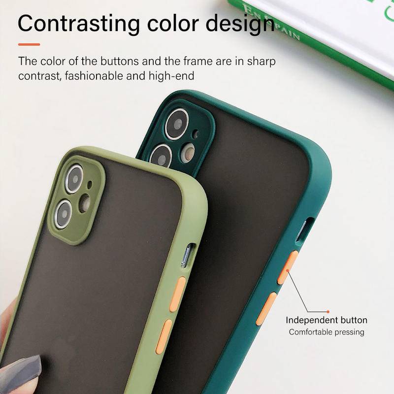 Hard Case Bahan PC Matte Shockproof Untuk iPhone 11 Pro MAX X XS MAX XR 11