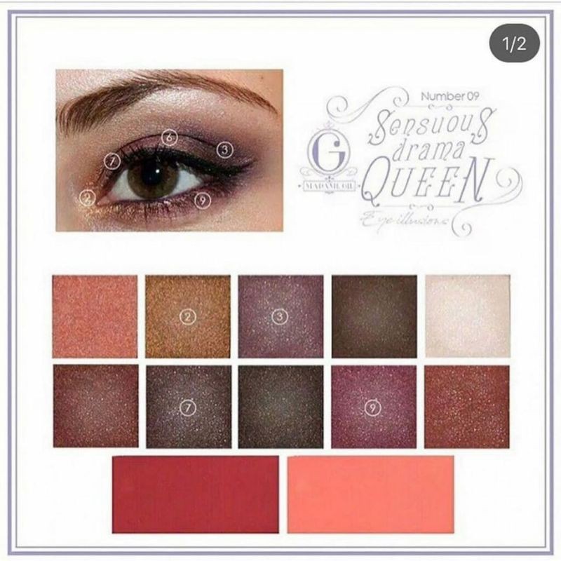 MADAME GIE Eyeshadow Sensous Drama Queen - MakeUp Eye Shadow