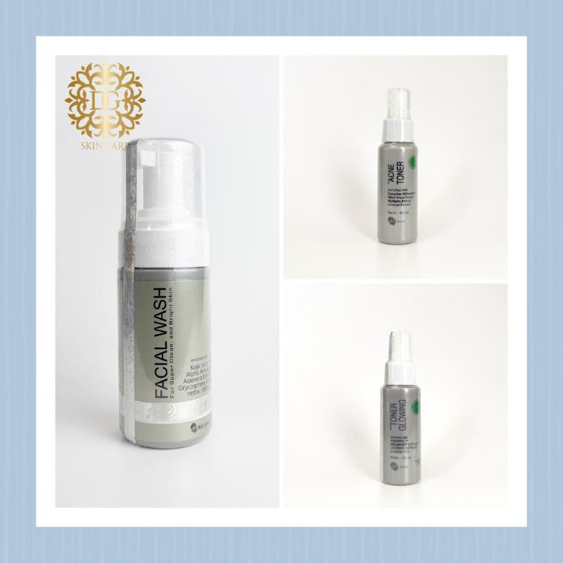 TERMURAH MS GLOW ECER Toner Glowing, Toner Acne, Facial Wash, Krim Malam All, Krim Siang Whitening