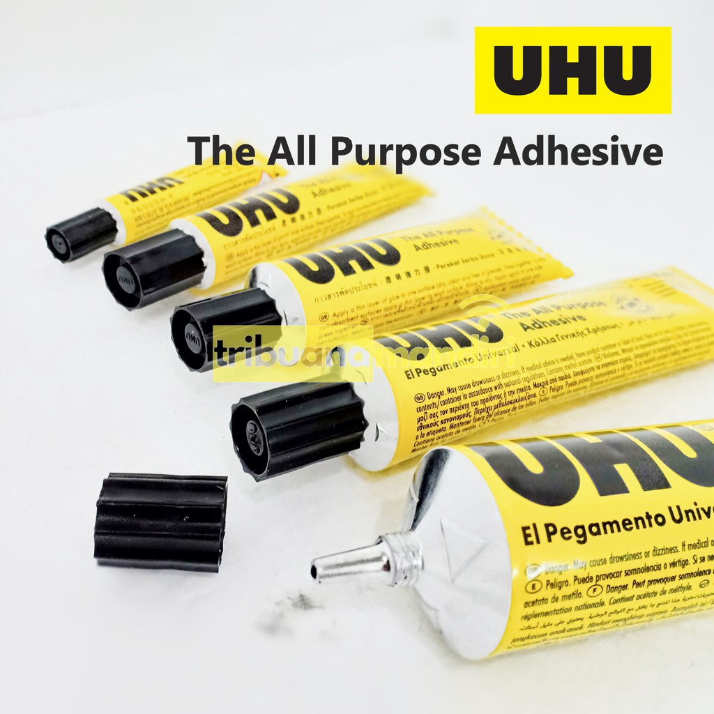 

Lem UHU Cair All Purpose Adhesive 7ml/20 ml/35ml/60ml/125ml (Perekat serba Guna)