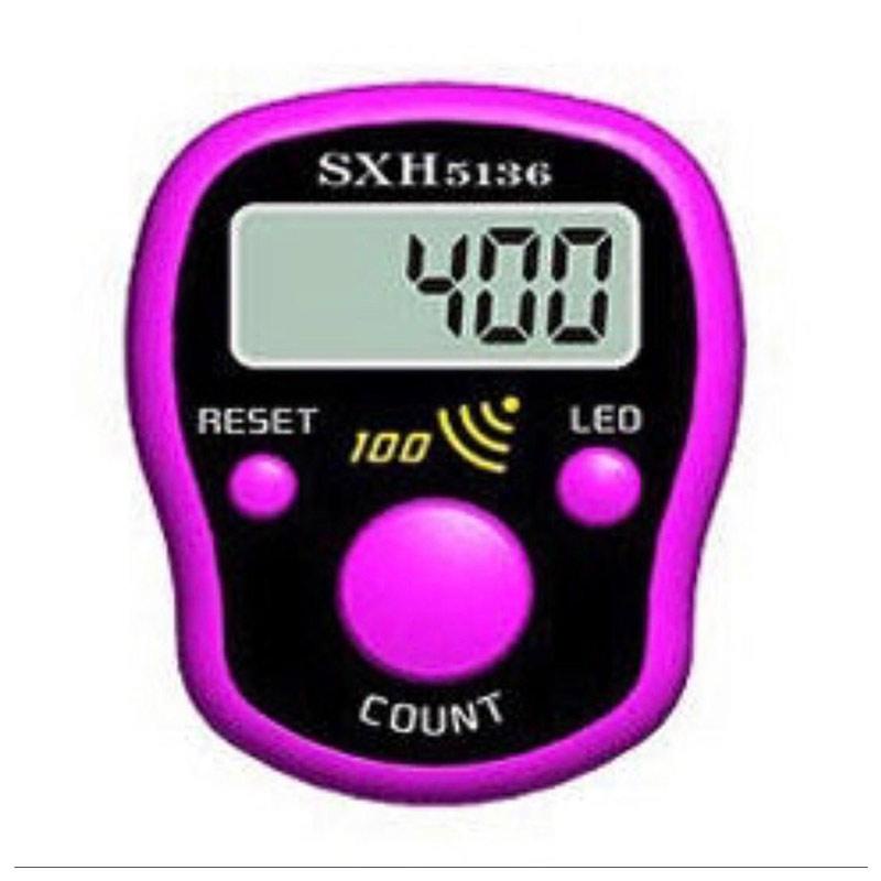 TASBIH DIGITAL LED ALARM BUNYI TIAP ANGKA 100 ADA LAMPU LED