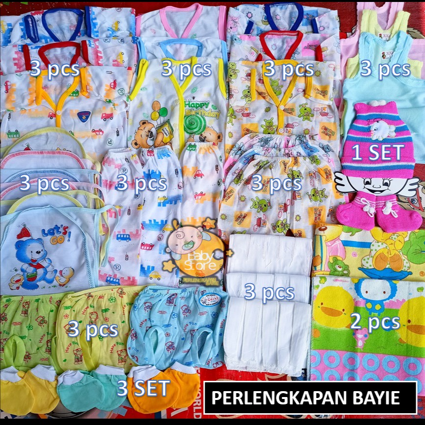 GIBRANS GROSIR JEANS JAKARTA - Perlengkapan Bayi Baru Lahir / Paket Lengkap Bayi / Kado Lahiran Bayi-Paket STLN 35 GIRL