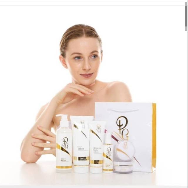 (READY STOK) Paket badan lengkap pradiskin glow