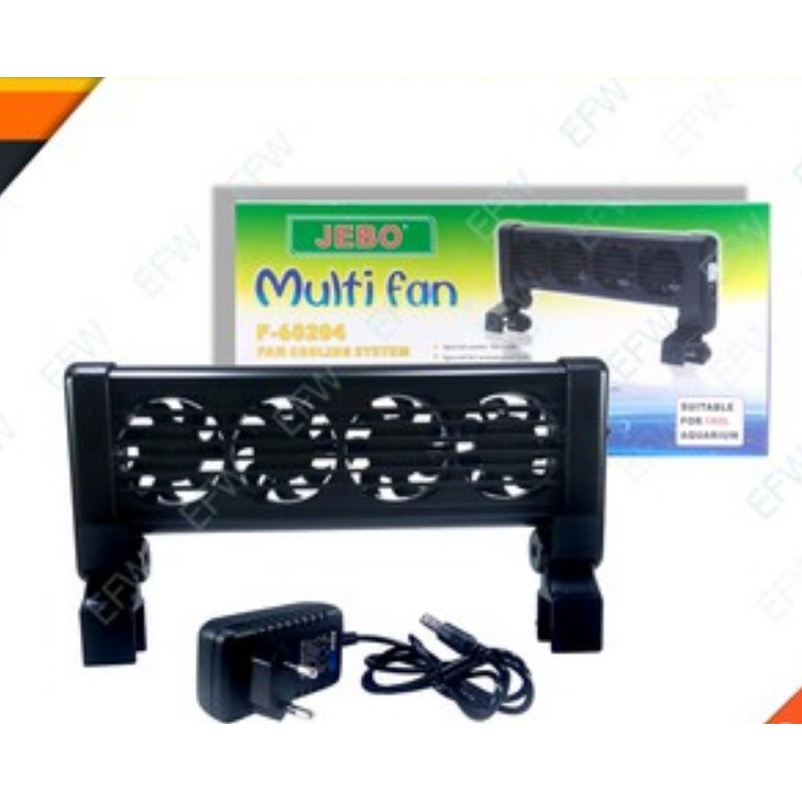 Jebo F-60204 Multi Fan Kipas Angin Pendingin Akuarium Aquarium