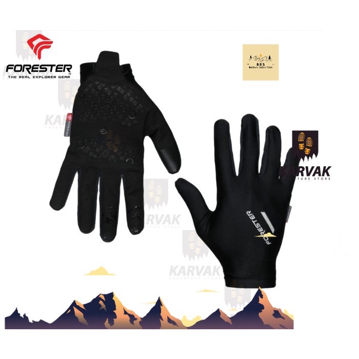 Kaos Tangan Sepeda Forester Stf 06167 MTB Motor Full Glove Finger Gowes Bike Motor Sepeda Pria Wanita Cewek Cowok Thomgear Paiton Probolinggo