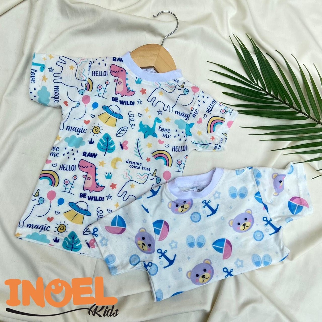 KAOS INOEL - Kaos Anak Karakter 1-8 Tahun | Kaos Anak Lucu | Kaos Printing Anak