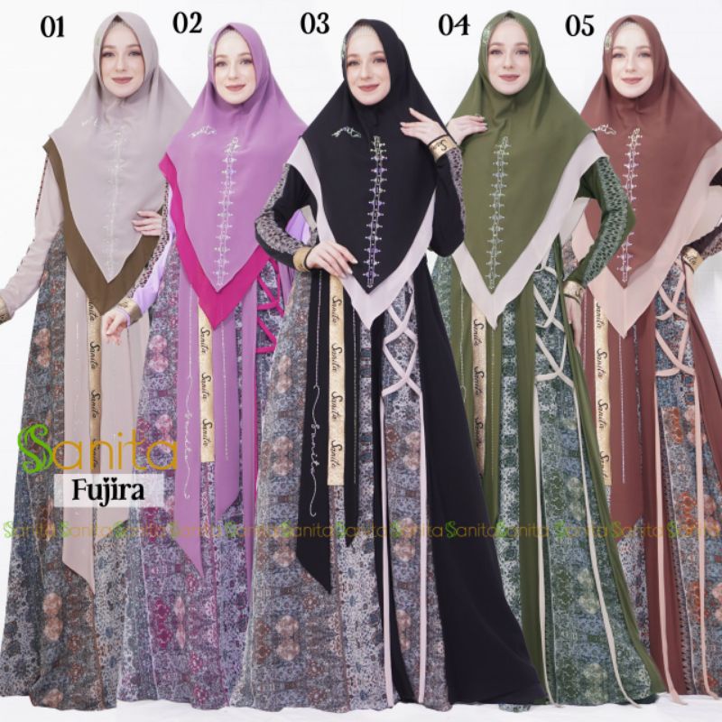 (NEW) GAMIS SYARI FUJIRA by SANITA HIJAB