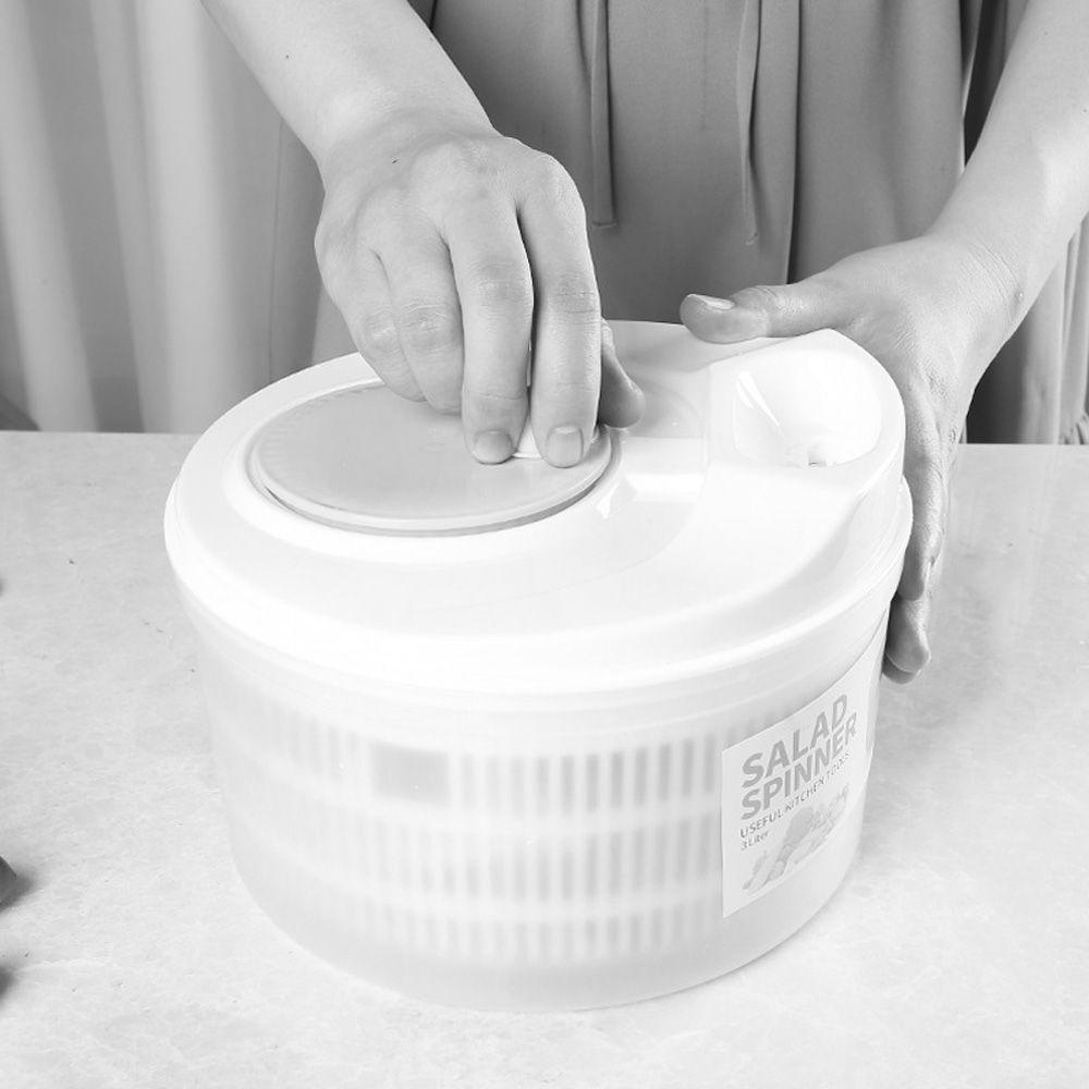 [Elegan] Salad Spinner Dehidrator Multifungsi Yang Berguna Cuci Drain Rak Penyimpanan Keranjang Buah