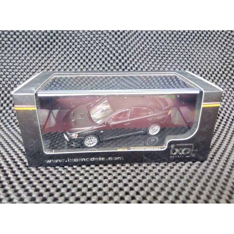 Mitsubishi Lancer Evolution X Nrburgring Test 2007 mat black 1:43 Ixo