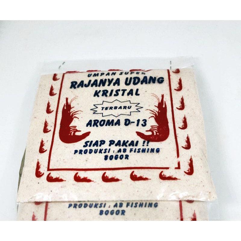 Pelet Udang Umpan Mancing Super RAJANYA UDANG KRISTAL D-13