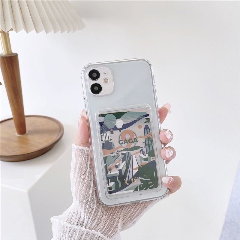 Shockproof Transparent Card Case Oppo A5 A9 2020 A12 A7 A5S A31 2020 A52 72 A53 A91 A16 A15 A15S A35 Reno3 5 6 Realme 5 5i 5S C11 F9 Reno5F A94 4G A54 4G A74 4G Reno5 Remi Note9 Pro Note8 Pro Note10 pro Redmi9 9a 9c 9T 8 7A Xiaomi POCO X3 M3 Soft TPU Case-4
