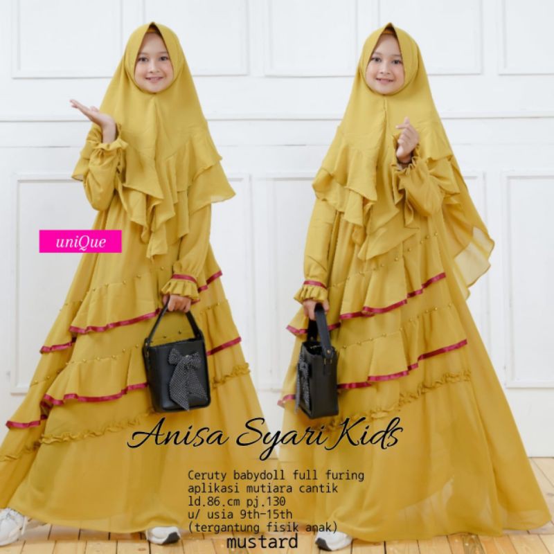 GAMIS SYAR'I ANAK REMAJA 9_15 TAHUN