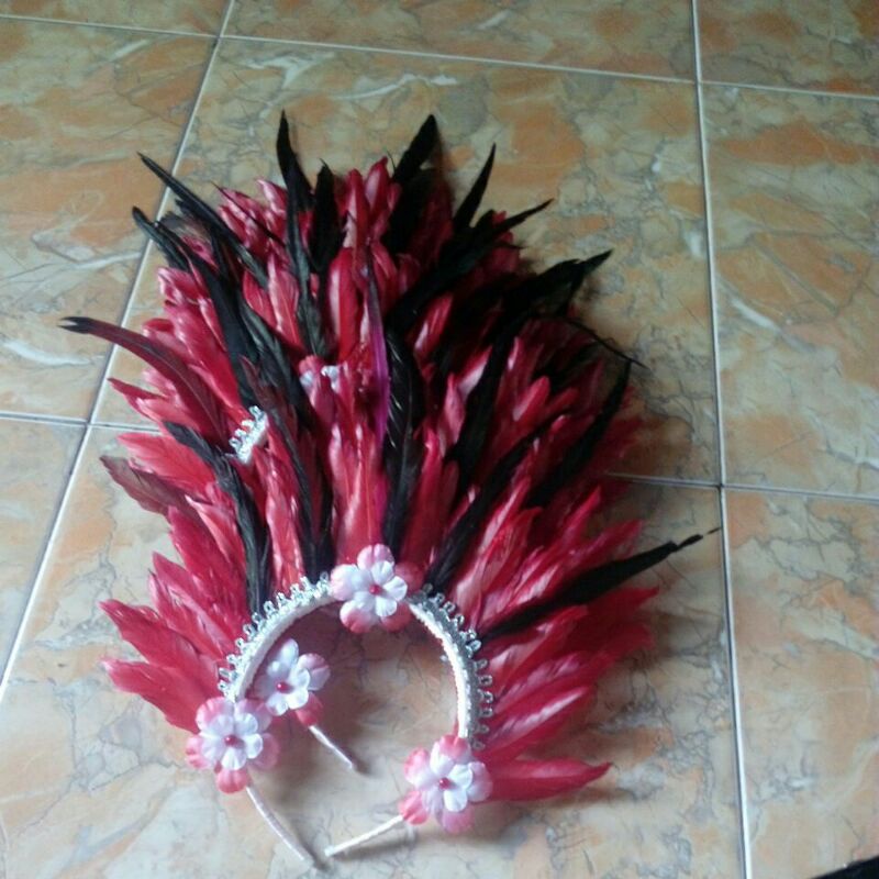 Bando bulu Mahkota bulu bando karnafal