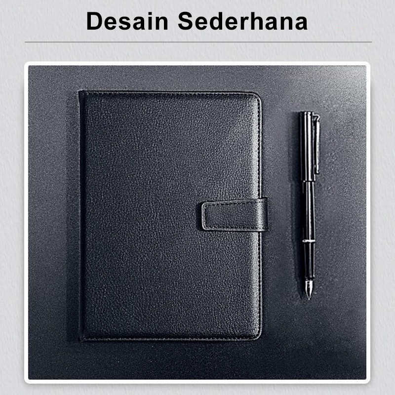 Deli Buku Catatan Kulit Notebook Buku Tulis 25k 16k 120 Lembar Buku Tulis Leather Cover Notebook