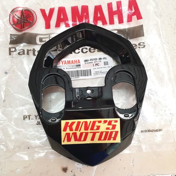 COVER /BATOK STANG ATAS XRIDE 115CC HITAM (2BU-P3) ASLI YAMAHA