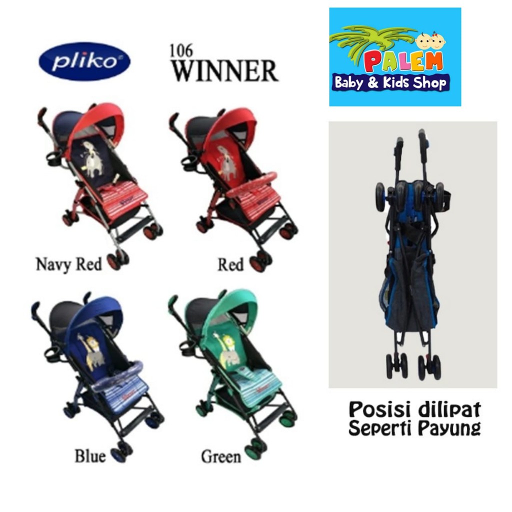 pliko stroller winner baby buggy 106