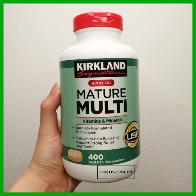 Kirkland Mature Multi vitamin 400 tablets daily multi bukan centrum