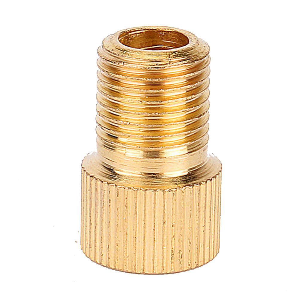 Populer 5Pcs Adaptor Katup Ban Gold Bersepeda Tahan Lama Sepeda Tabung Alat Pompa