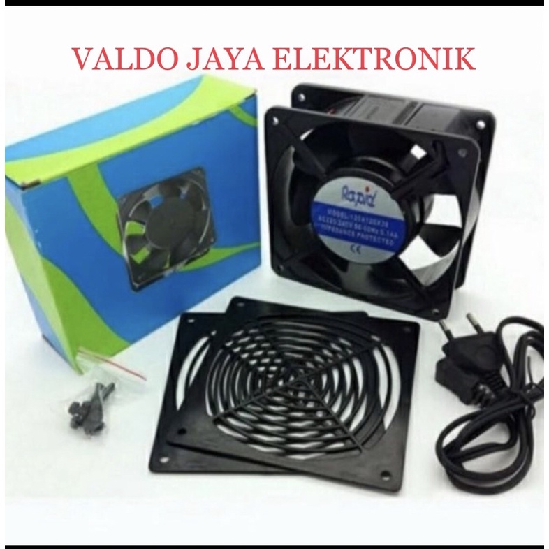 RAPID Fan AC 12 Cm Cooler Fan Rapid 12x12 Kipas Rapid AC 12 Cm