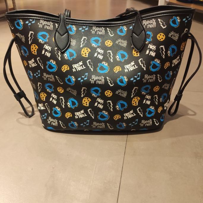 ACC TAS WANITA Miniso sesame street Tas Tangan