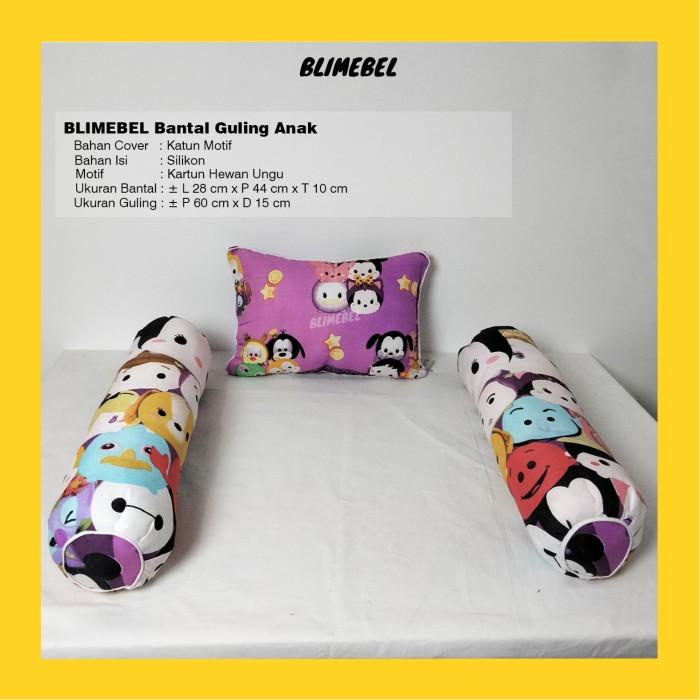 Paket 1 Bantal + 2 Guling Anak/Bayi Motif Karakter/Bantal Guling Bayi