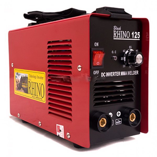 Mesin Las Inverter Rhino 125 A 900W Red Tarvo Las MMA 125 Rhino Merah